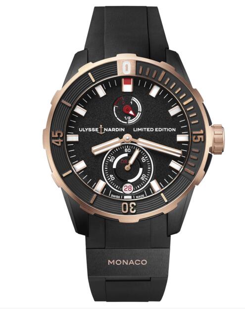 Cheap Ulysse Nardin Diver Chronometer Monaco Limited Edition 1185-170LE-3/BLACK-MON watch Review